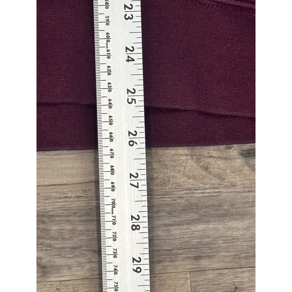 Nike Just Do It Burgundy Pullover Hoodie Men Large Fleece Sweatshirt Logo Sports - Picture 11 of 12